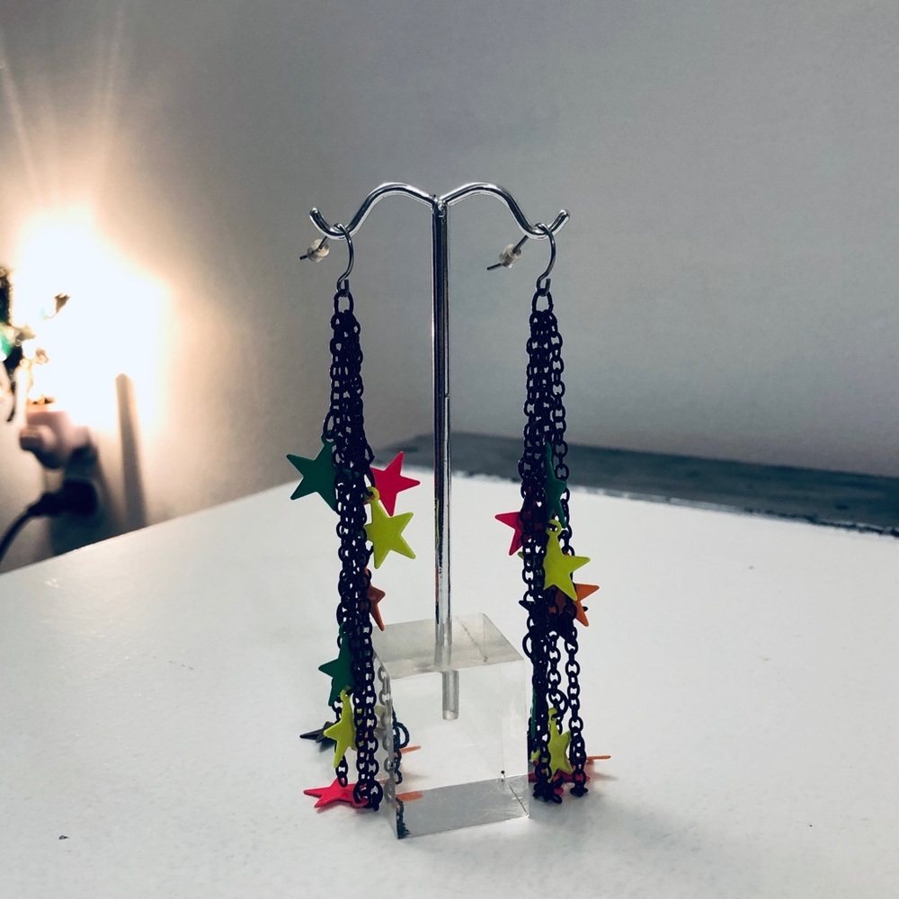 Star dangle Earrings